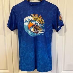 Blue Cocoa Beach Turkey Trot T-Shirt